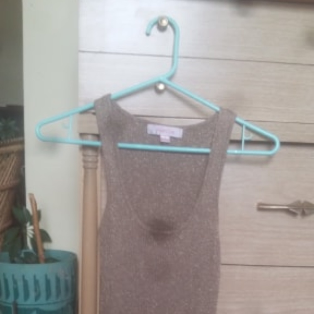 Gold Sparkle Tank Top